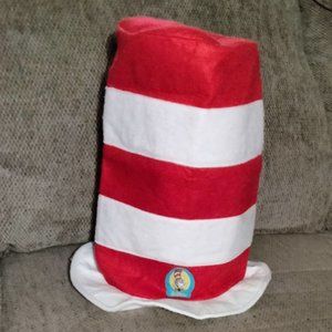 2000 Dr. Seuss Hat, White & Red Stripe ADULT Costume RN#0100793